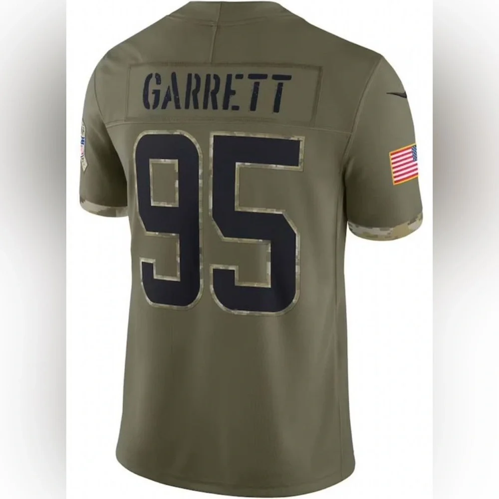 Cleveland Browns Miles Garrett #95 “salute to serve” NFL Jersey - Size Small​ - Picture 3 of 3